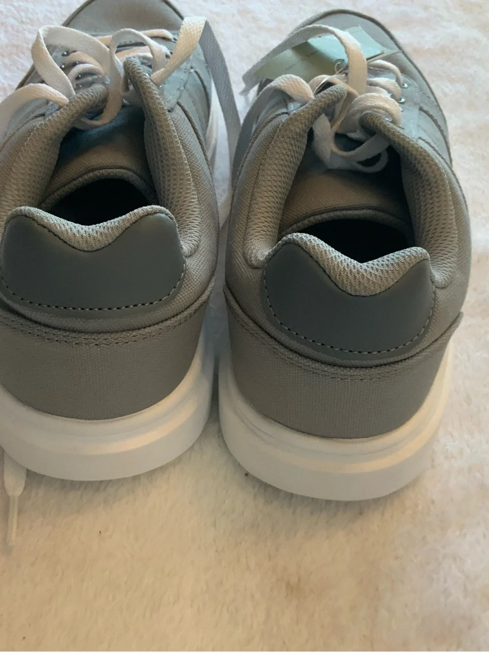 Mens good fellow gray new tennis shoes size 8 sku 3338